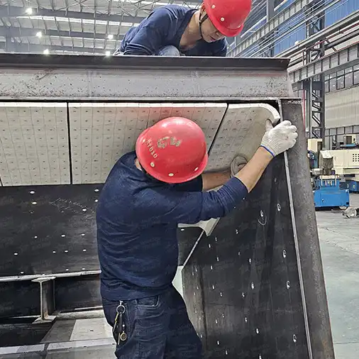 耐磨陶瓷衬板在矿山溜槽中的选型与安装要点