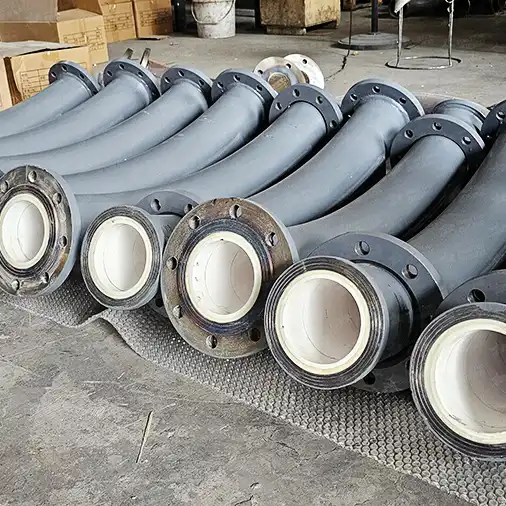 陶瓷环耐磨弯头是工业管道耐磨解决方案的核心选择