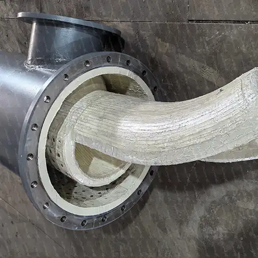 高硬度抗冲击耐磨陶瓷内衬煤粉燃烧器