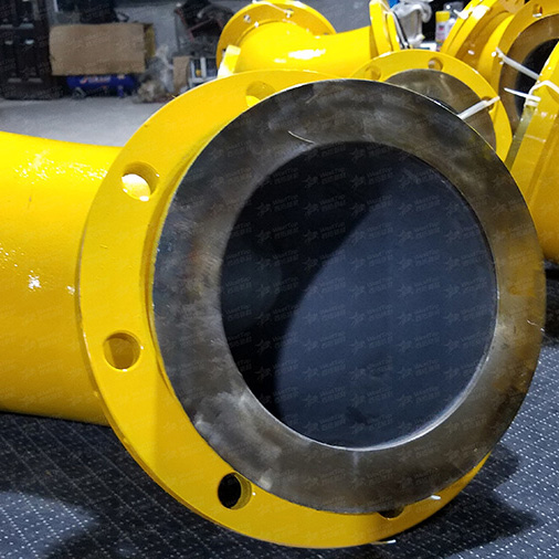 WestTop®碳化硅耐磨陶瓷弯头的应用